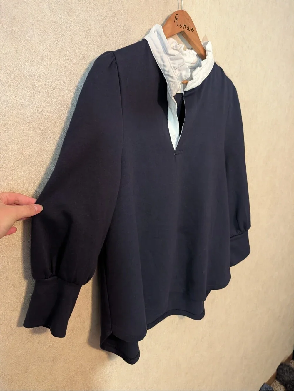 POMANDER PLACE Charlotte Terry top sz M